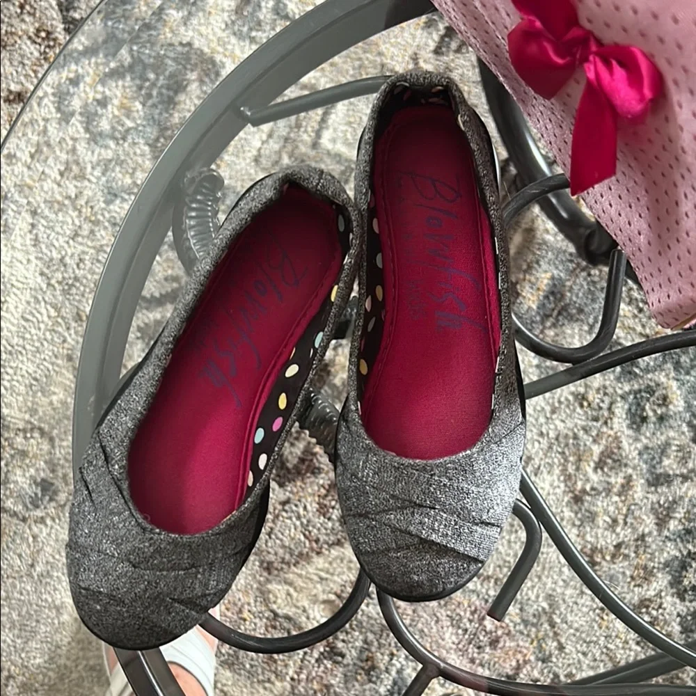 Blowfish Girls Gray Flats